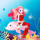 Mermaid Princess Dress Up Zeichen