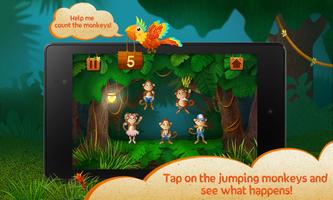 Baby songs: 5 Little Monkeys Screenshot 1