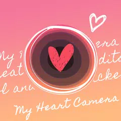 ハートのスタンプならMy Heart Camera アプリダウンロード
