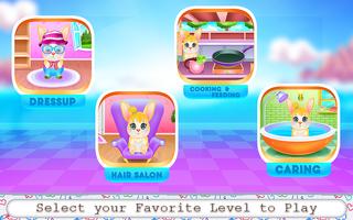 Cute Bunny Caring and Dressup 截圖 1