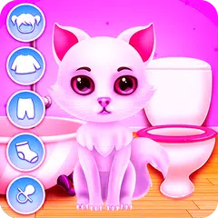 download Cute Kitty Caring and Dressup APK