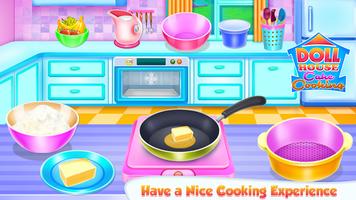 Doll House Cake Cooking plakat