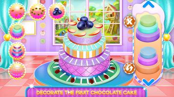 Fruit Chocolate Cake Cooking syot layar 2