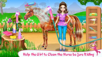 Horse Care and Riding الملصق
