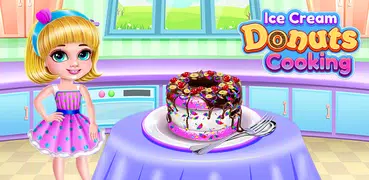 Ice Cream Donuts Cooking