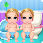 NewBorn Twins Caring icon