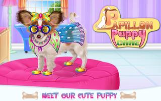Papillon Puppy Care poster