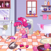 Home cleaning games icon