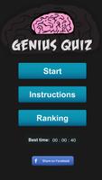 Genius Quiz Poster