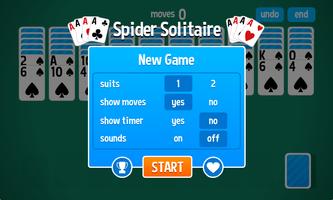 Spider Solitaire HD تصوير الشاشة 1