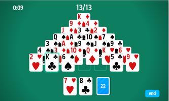 Pyramid Solitaire HD card game screenshot 2