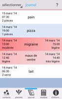 Allergie Analyseur capture d'écran 2