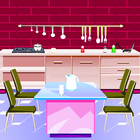 آیکون‌ Pink Kitchen Escape Games