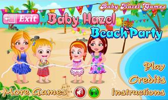 Baby Hazel Beach Party Affiche