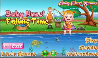Baby Hazel Fishing Time Affiche