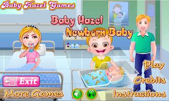 Baby Hazel Newborn Baby الملصق