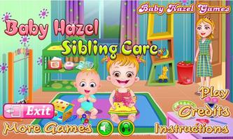 Baby Hazel Sibling Care Cartaz