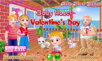 Baby Hazel Valentine Day Affiche