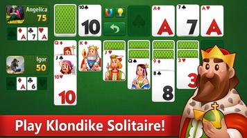 Klondike Solitaire card game Cartaz