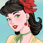 Pin-up Princess Dress up أيقونة