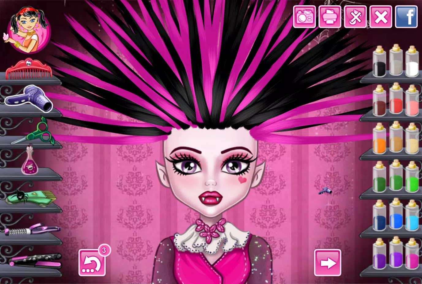 Salão de Beleza Monster High - Parte 2 (Jogo/Gameplay) 