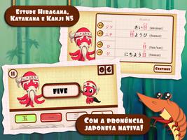 Jogo Kanji Tako Sensei: Japonês Katakana Anime imagem de tela 1