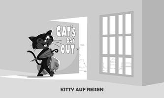 Kitty auf Reisen: das ausgebüxte Kätzchen Plakat