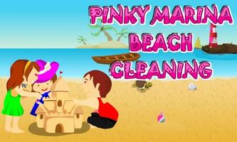 Pinky Marina Beach Cleaning syot layar 2