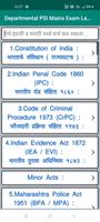 Dept PSI Mains Exam Laws capture d'écran 1