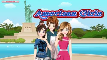 Mädchen Spiele American girls Plakat