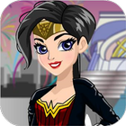 ♥ SuperHero Dress up Makeup icône