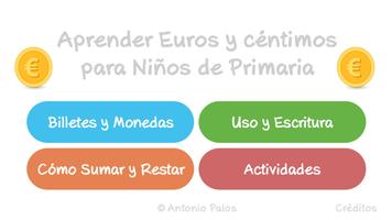 Aprender los Euros para Niños en Español Affiche
