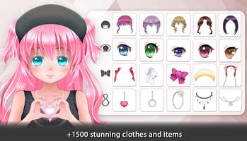 Anime Avatar Character Maker اسکرین شاٹ 1