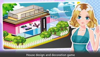 Girl Doll House - Room Design plakat