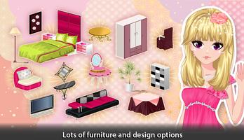 Girl Doll House - Room Design screenshot 2