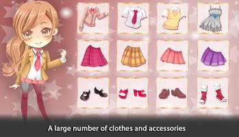 Chibi Anime Doll Girl Dress Up screenshot 3