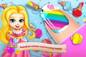 Putri Cantik Salon Kecantikan Kuku Anak Perempuan poster