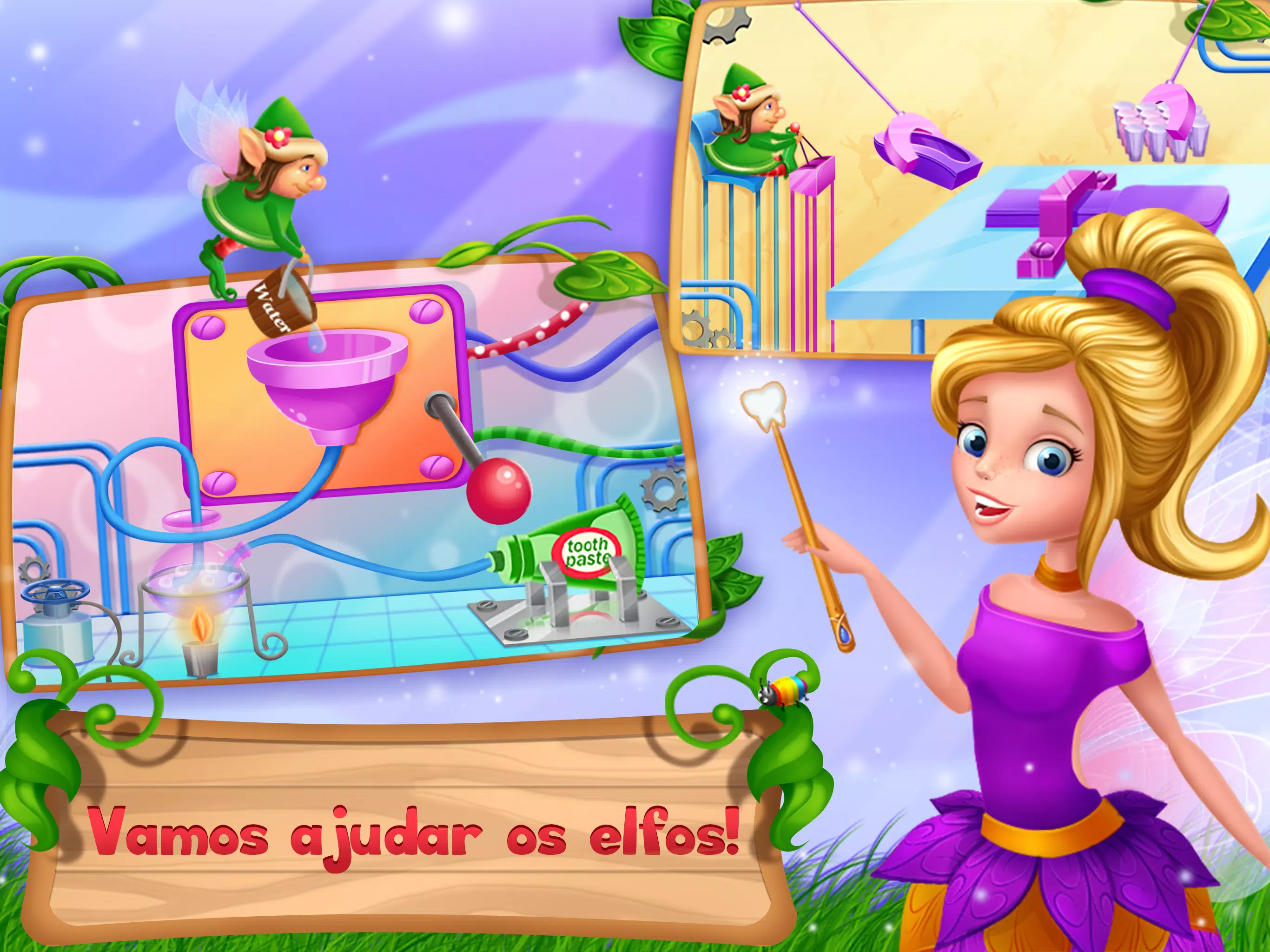 Download do APK de Princesa Fada do Dente: Saúde Dental para Meninas para  Android