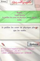 Quiz fautes d'orthographe + imagem de tela 2