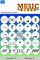 Learn Music Symbols with Bingo Affiche
