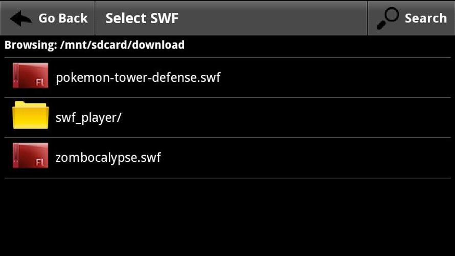 Descarga de APK de SWF Player para Android