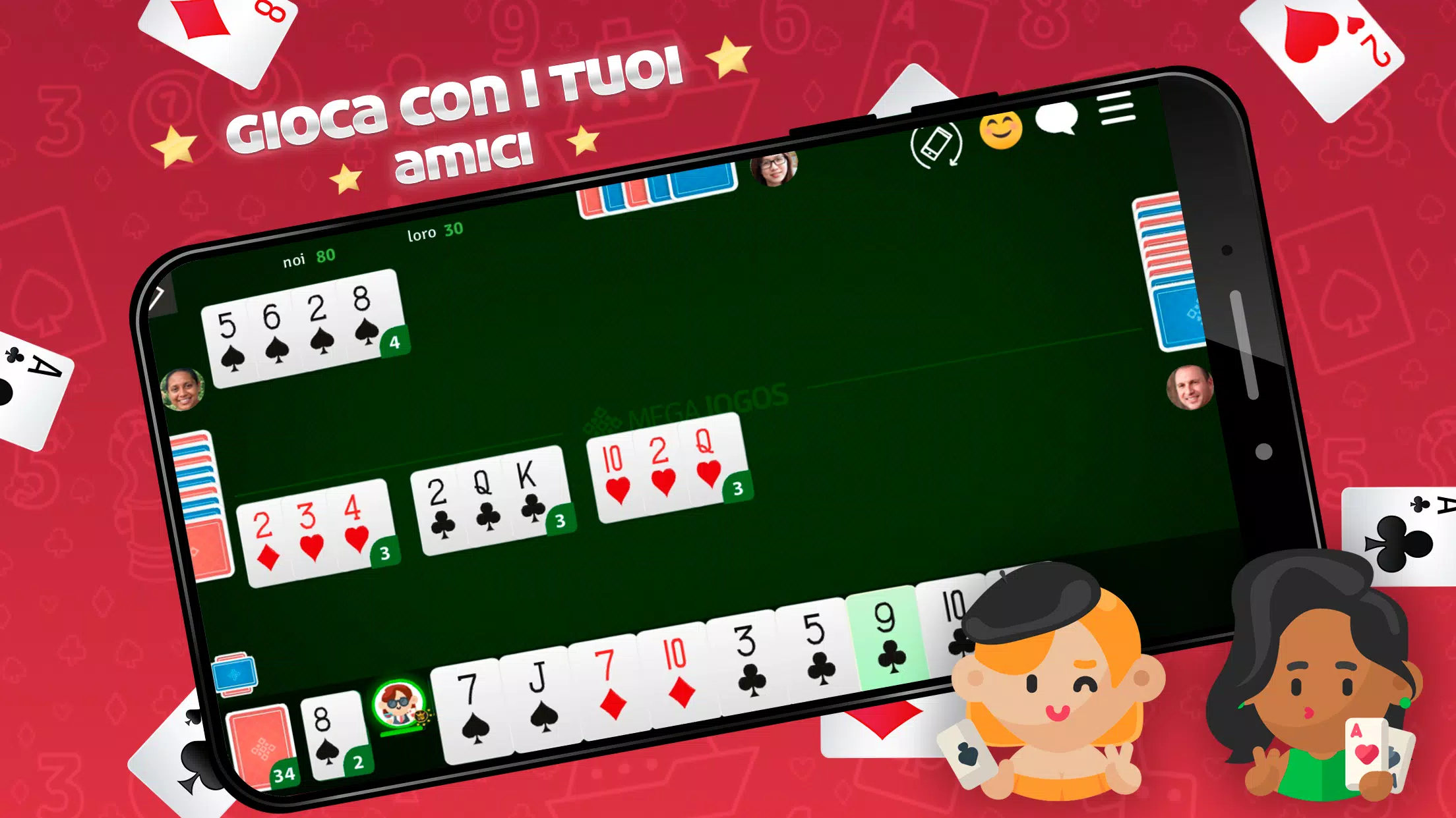 Burraco Online Jogatina: Carte Gratis Italiano for Android - Download