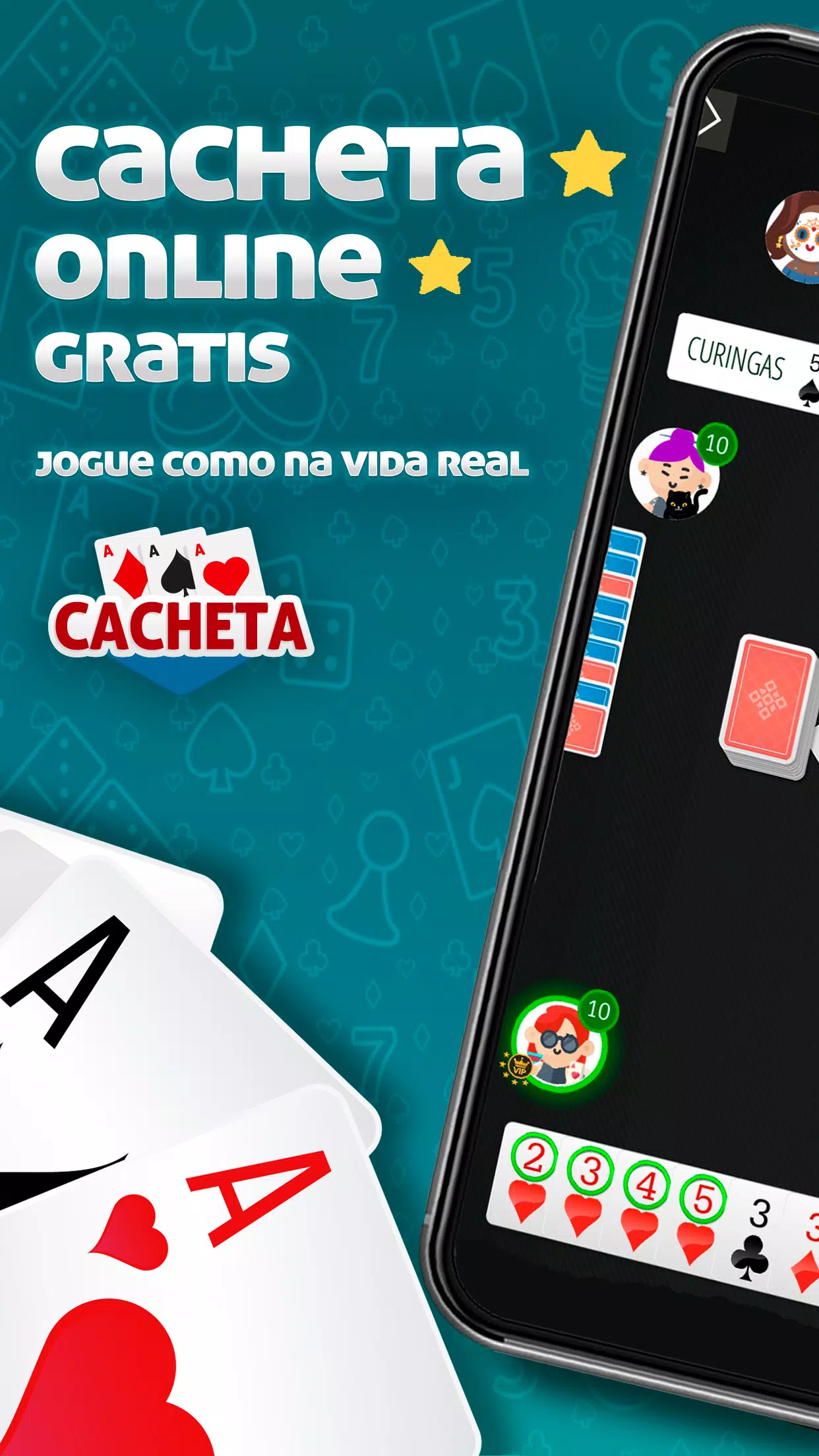 Jogos de carta para celulares e tablets! - Jogatina Apps