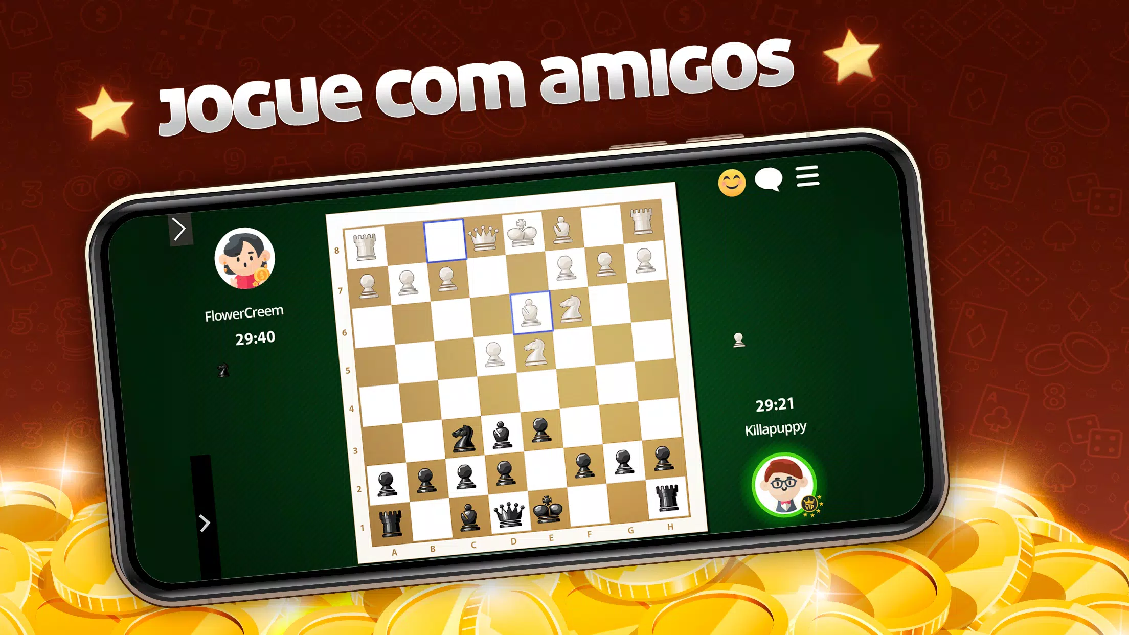 Knight chess Jogo de xadrez versão móvel andróide iOS apk baixar