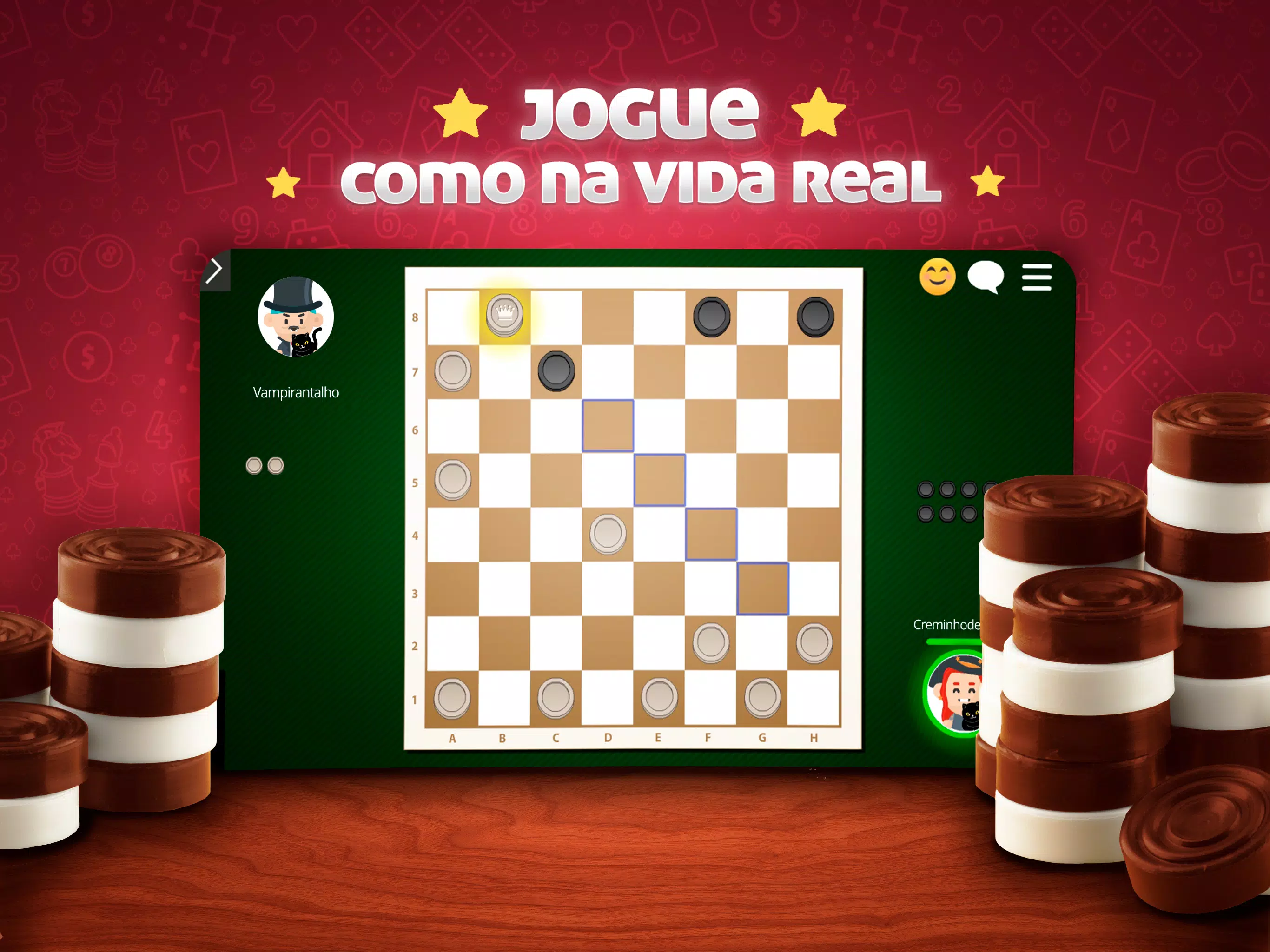 Jogos de Tabuleiro Online - Dominó, Xadrez, Damas - Baixar APK