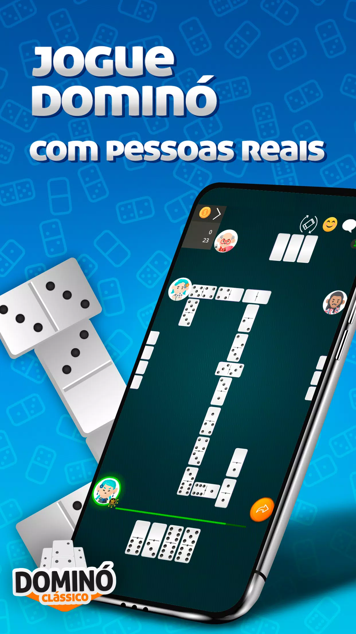 Dominó - O melhor jogo de tabuleiro de dominós - Baixar APK para Android