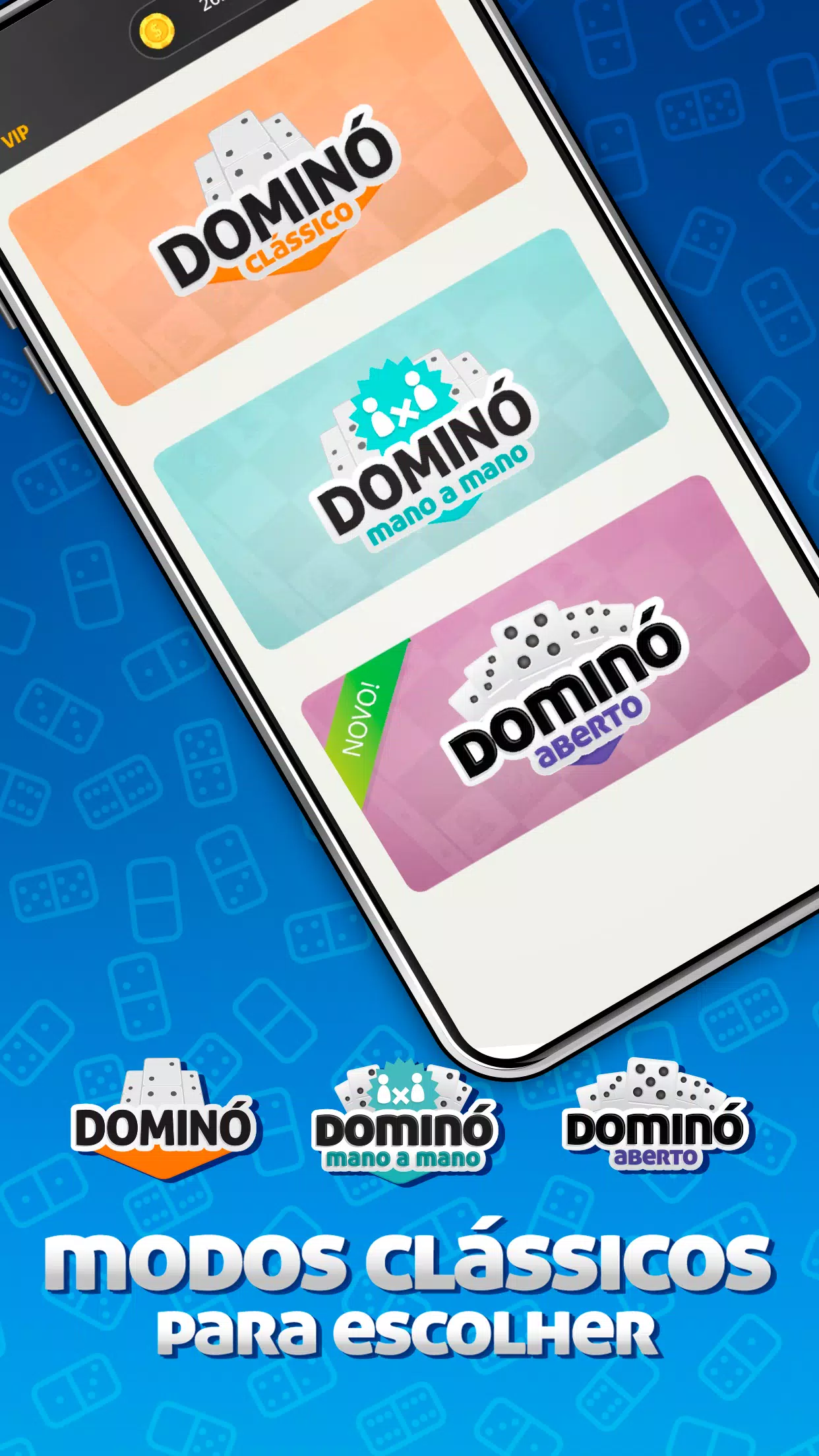 Dominó Online - jogo de tabuleiro do Megajogos para Android e