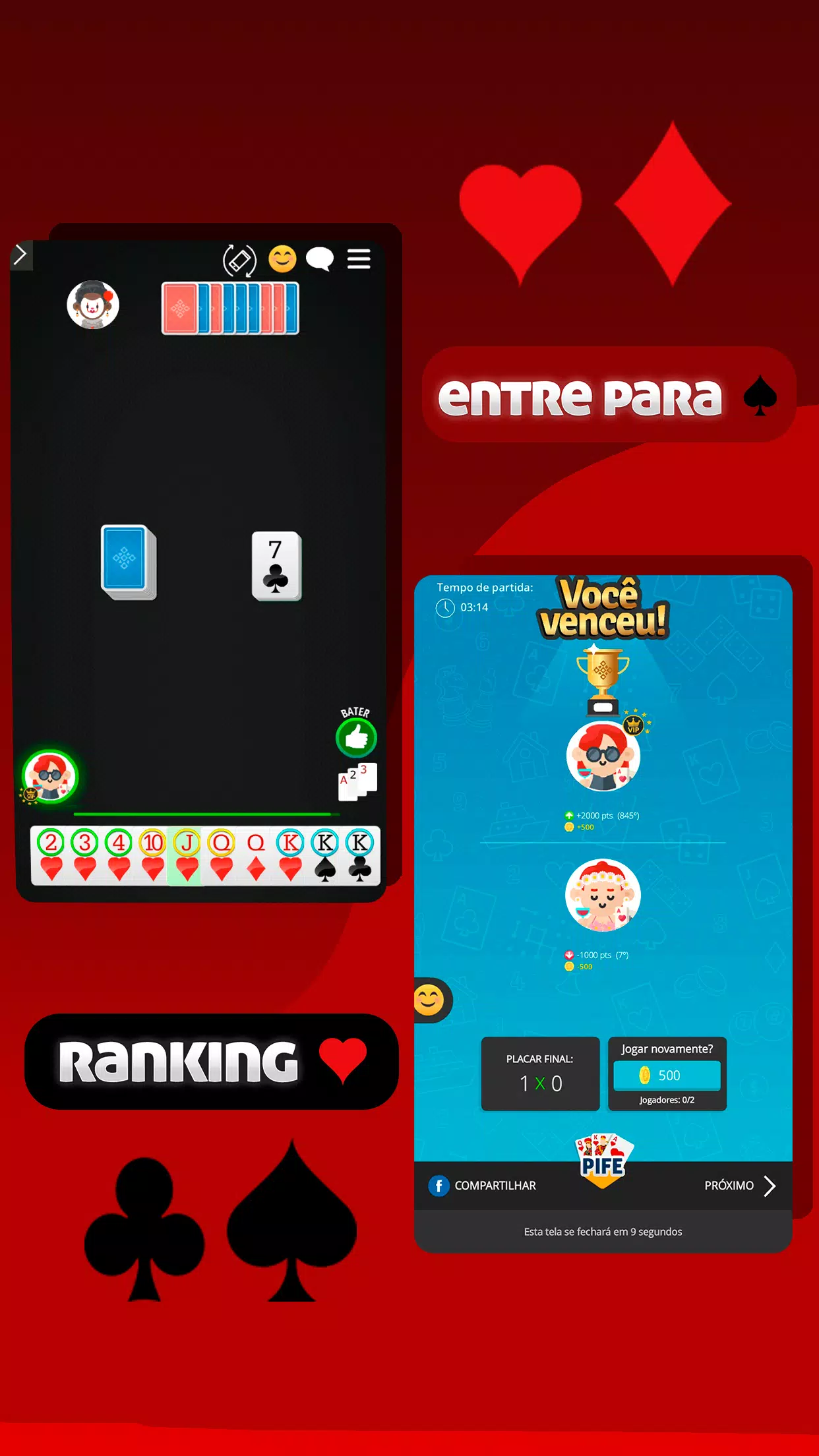 Pife Online - jogo de cartas