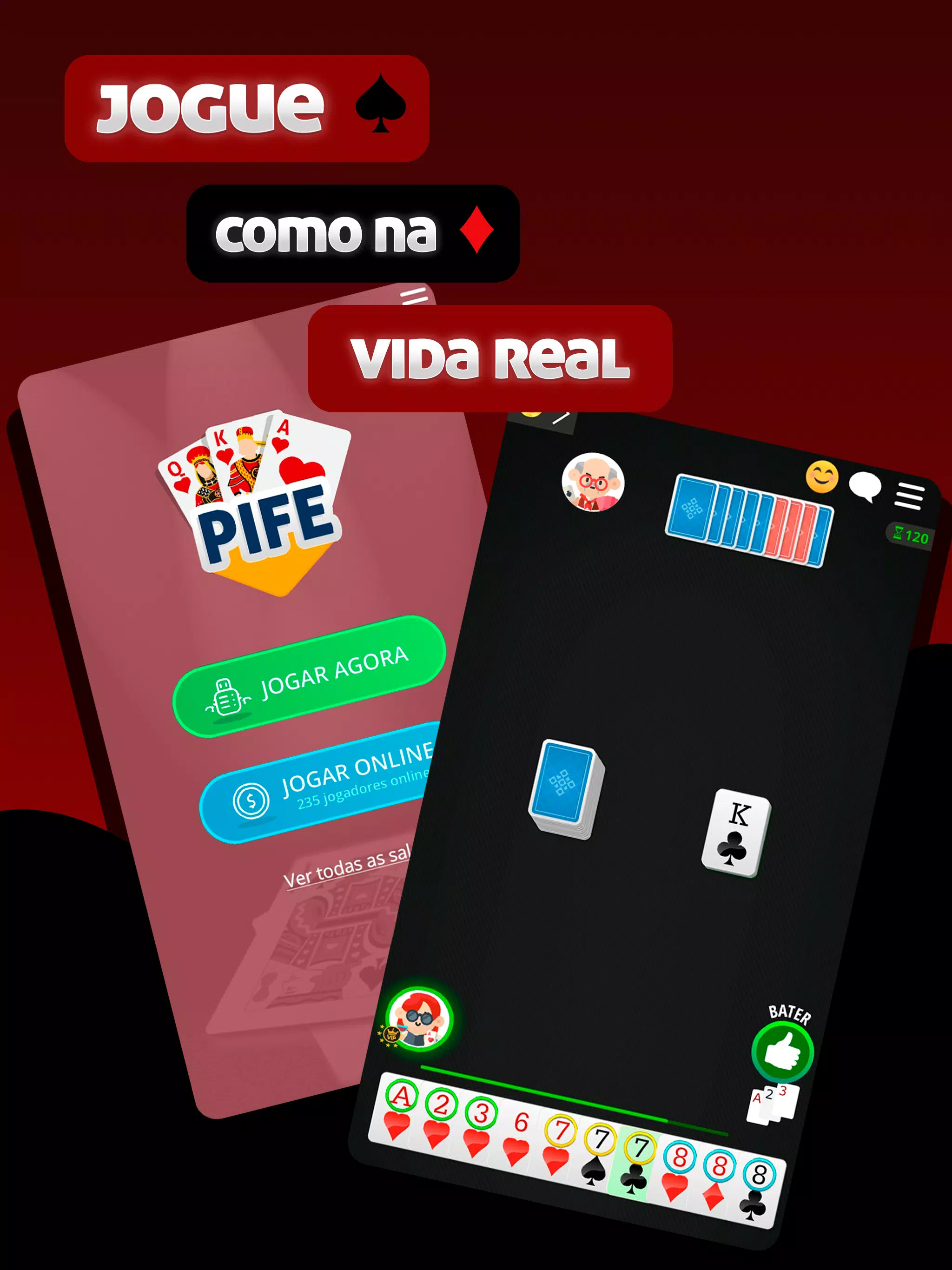 Download do APK de Pife Online - Jogo de Cartas para Android
