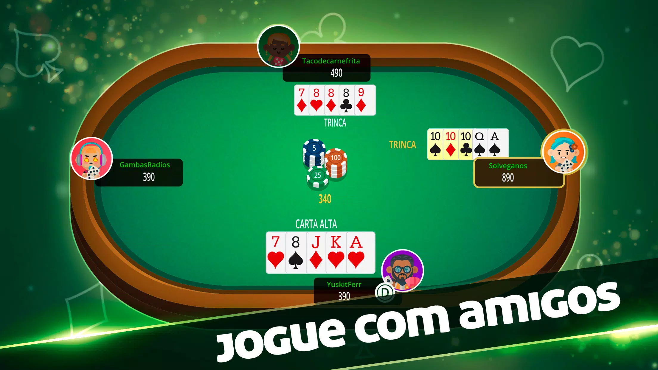 Poker Fechado – 5 Card Draw